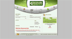 Desktop Screenshot of ecovillecontabil.com.br